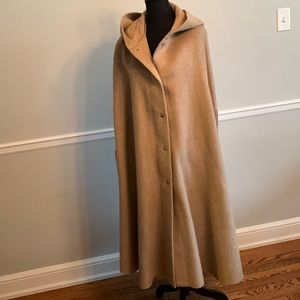 Vintage full length cape poncho